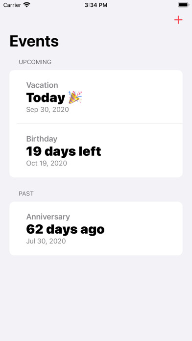 Emulate iPhone app Delta - Days Counter using MyAndroid Emulate iPhone app Delta - Days Counter using MyAndroid