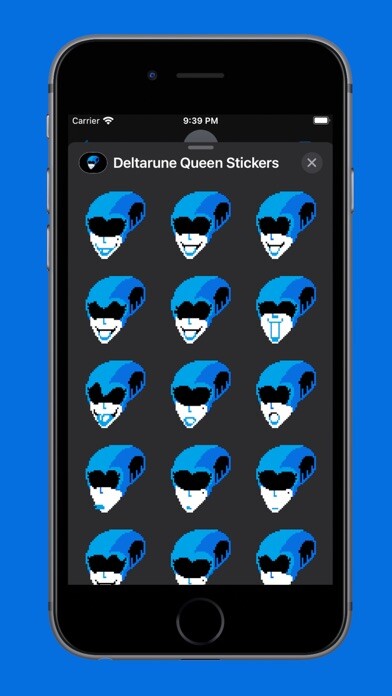Emulate iPhone app Deltarune Queen Stickers using MyAndroid Emulate iPhone app Deltarune Queen Stickers using MyAndroid