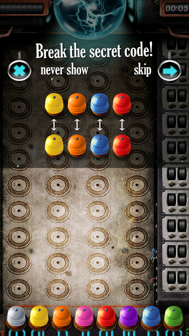 Emulate iPhone app Deluxe Mastermind Free using MyAndroid Emulate iPhone app Deluxe Mastermind Free using MyAndroid