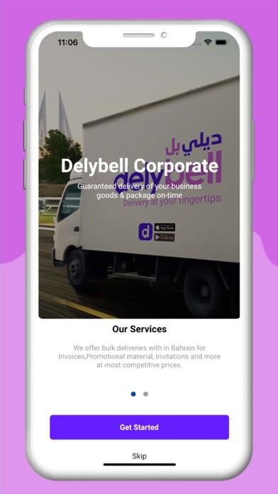 Emulate iPhone app Delybell using MyAndroid