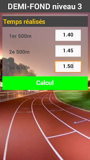 Run android online APK Demi-fond EPS 3x500m Niveau 3 from MyAndroid or emulate Demi-fond EPS 3x500m Niveau 3 using MyAndroid