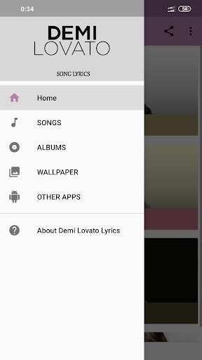 Run android online APK Demi Lovato Lyrics from MyAndroid or emulate Demi Lovato Lyrics using MyAndroid