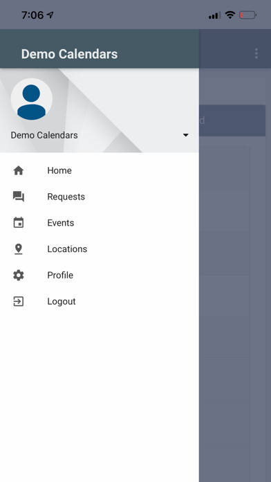 Emulate iPhone app Demo Calendars using MyAndroid
