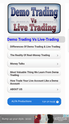 Emulate Android APK Demo Trading VS Live Trading Emulate Android APK Demo Trading VS Live Trading