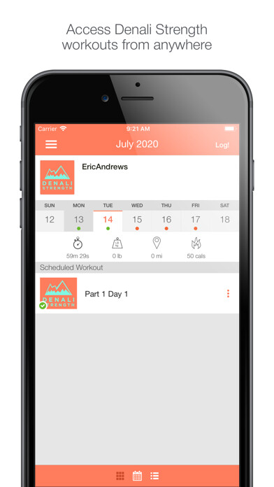 Emulate iPhone app Denali Strength using MyAndroid Emulate iPhone app Denali Strength using MyAndroid