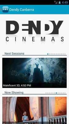 Emulate Android APK Dendy Cinemas