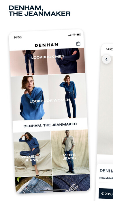 Emulate iPhone app DENHAM Jeans using MyAndroid Emulate iPhone app DENHAM Jeans using MyAndroid