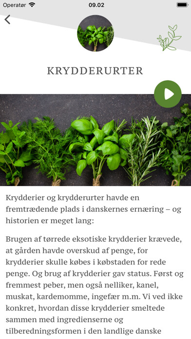 Emulate iPhone app Den Levende Kulturarv using MyAndroid