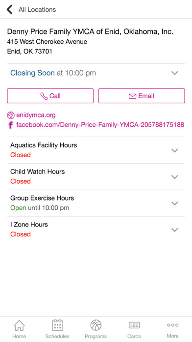 Emulate iPhone app Denny Price Family YMCA using MyAndroid Emulate iPhone app Denny Price Family YMCA using MyAndroid