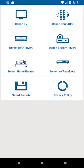 Run android online APK Denon Universal Remote Control from MyAndroid or emulate Denon Universal Remote Control using MyAndroid