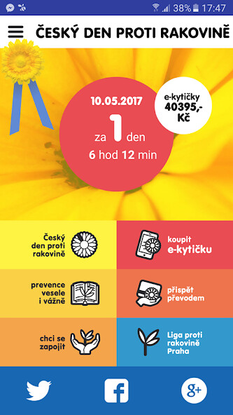 Run android online APK Den proti rakovině from MyAndroid or emulate Den proti rakovině using MyAndroid