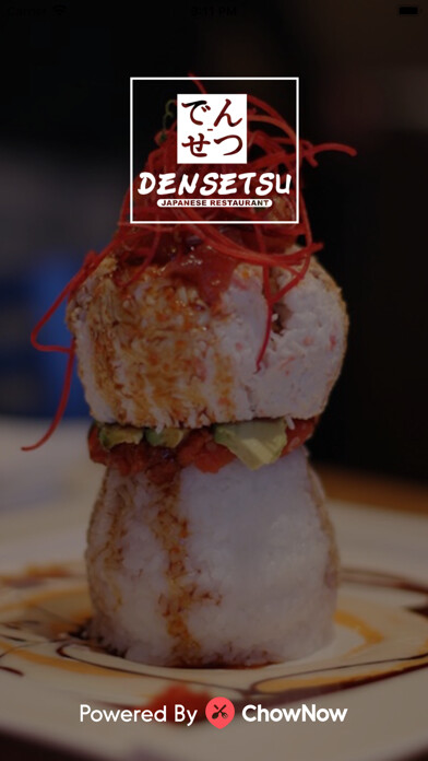 Emulate iPhone app Densetsu Japanese Restaurant using MyAndroid