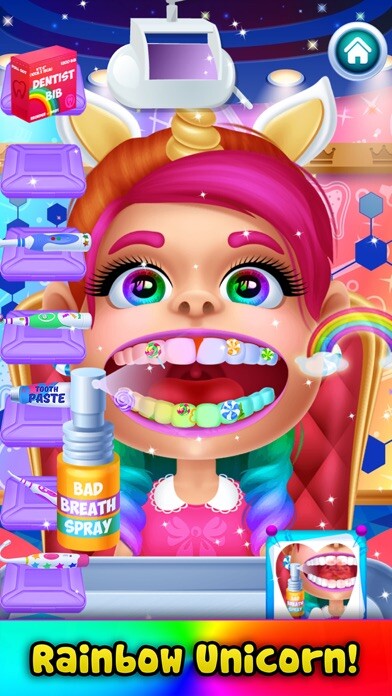Emulate iPhone app Dentist Games Doctor Makeover using MyAndroid