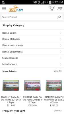 Emulate Android APK DentKart - Online Dental Store Emulate Android APK DentKart - Online Dental Store