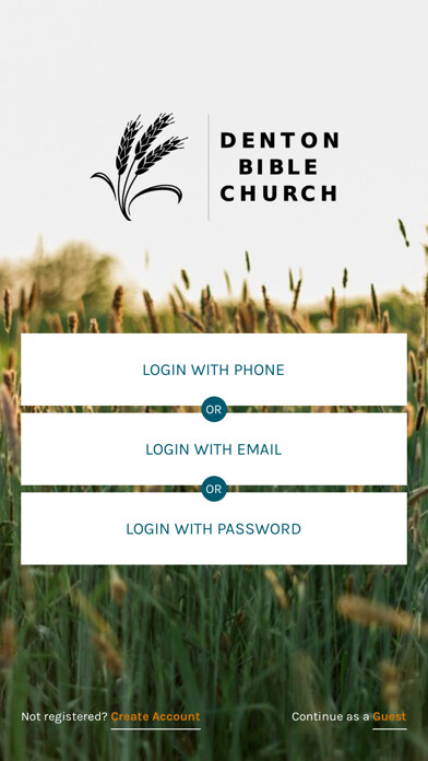 Emulate iPhone app Denton Bible Church using MyAndroid
