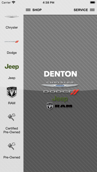 Emulate iPhone app Denton Chrsyler Dodge Jeep RAM using MyAndroid Emulate iPhone app Denton Chrsyler Dodge Jeep RAM using MyAndroid