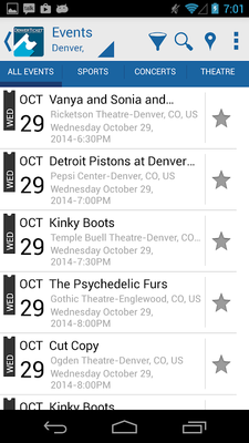 Emulate Android APK Denver Ticket Emulate Android APK Denver Ticket