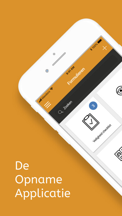 Emulate iPhone app De Opname Applicatie using MyAndroid