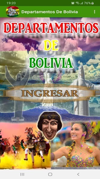 Emulate Android APK Departamentos De Bolivia