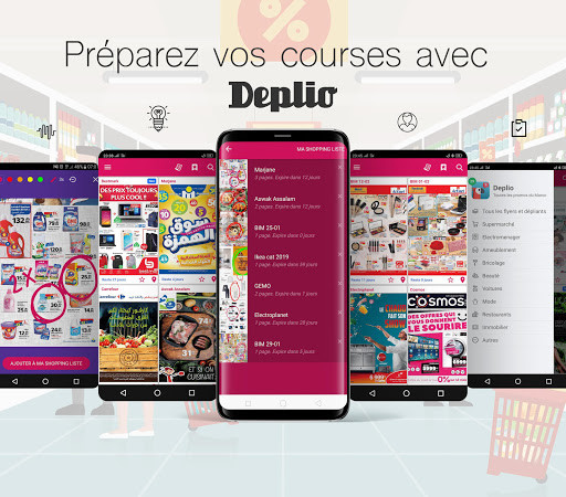 Run android online APK Deplio - Maroc offres et promotions from MyAndroid or emulate Deplio - Maroc offres et promotions using MyAndroid