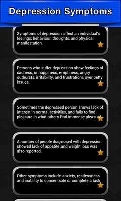 Emulate Android APK Depression Symptoms + Signs