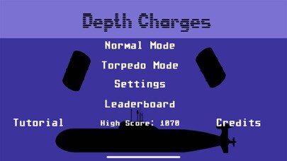 Emulate iPhone app Depth Charges - submarine hunt using MyAndroid