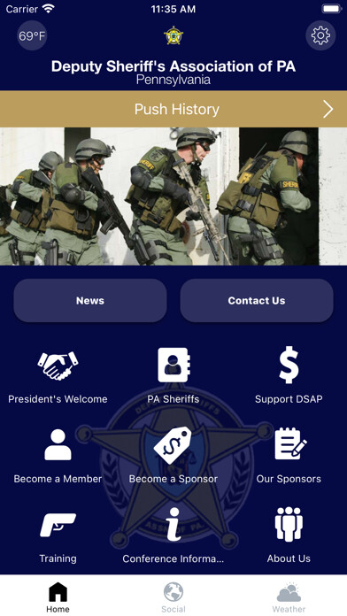 Run android online APK Deputy Sheriffs Assoc of PA from MyAndroid or emulate Deputy Sheriffs Assoc of PA using MyAndroid