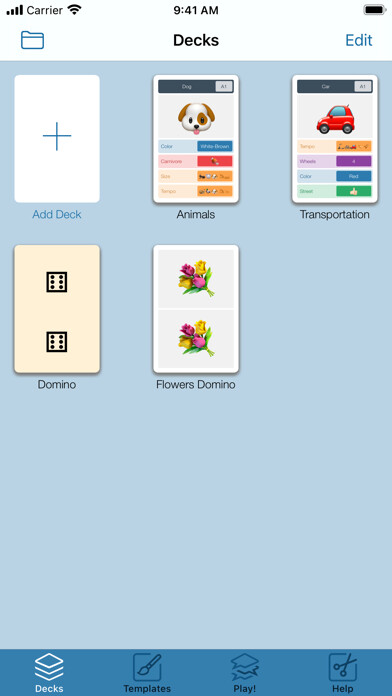 Emulate iPhone app Deques using MyAndroid