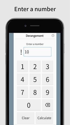 Run android online APK Derangement Subfactorial Calculator from MyAndroid or emulate Derangement Subfactorial Calculator using MyAndroid Run android online APK Derangement Subfactorial Calculator from MyAndroid or emulate Derangement Subfactorial Calculator using MyAndroid