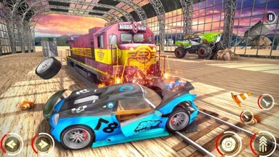 Emulate iPhone app Derby Train Car Crash Driver using MyAndroid