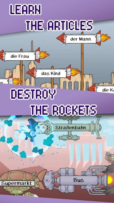 Emulate iPhone app Der Die Das Rockets! using MyAndroid Emulate iPhone app Der Die Das Rockets! using MyAndroid