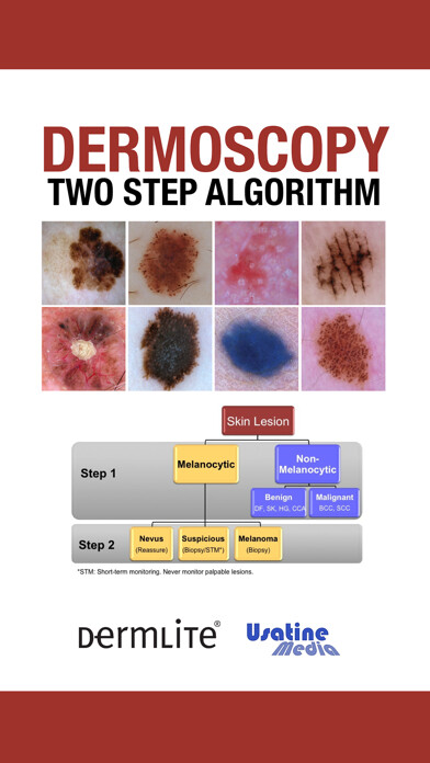 Emulate iPhone app Dermoscopy Two Step Algorithm using MyAndroid Emulate iPhone app Dermoscopy Two Step Algorithm using MyAndroid