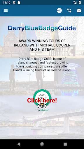 Run android online APK Derry Blue Badge Guide from MyAndroid or emulate Derry Blue Badge Guide using MyAndroid