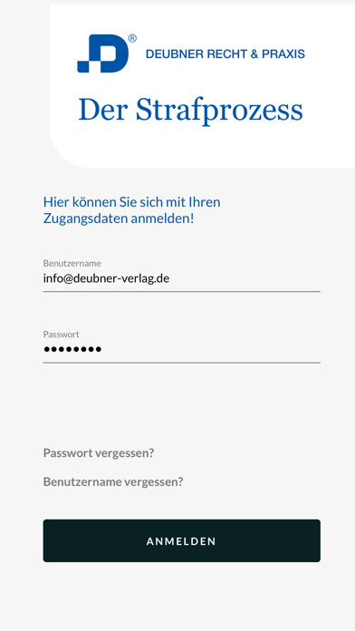 Emulate iPhone app Der Strafprozess using MyAndroid Emulate iPhone app Der Strafprozess using MyAndroid