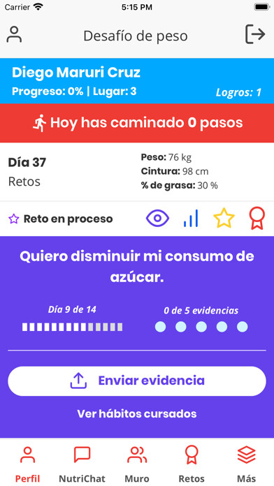 Emulate iPhone app Desafío de Hábitos using MyAndroid Emulate iPhone app Desafío de Hábitos using MyAndroid