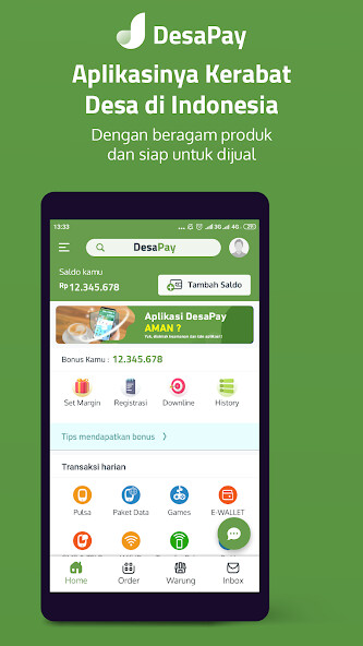 Run android online APK DesaPay from MyAndroid or emulate DesaPay using MyAndroid