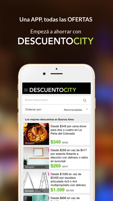 Emulate iPhone app Descuentocity using MyAndroid Emulate iPhone app Descuentocity using MyAndroid