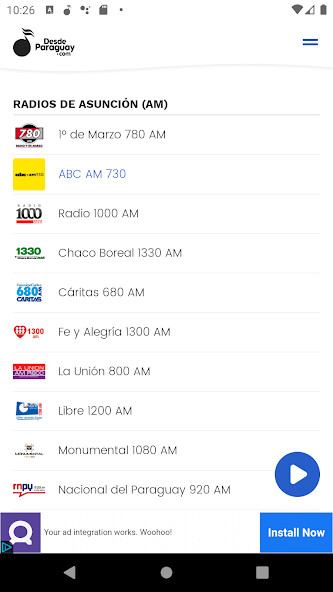 Run android online APK DesdePy Radios del Paraguay from MyAndroid or emulate DesdePy Radios del Paraguay using MyAndroid Run android online APK DesdePy Radios del Paraguay from MyAndroid or emulate DesdePy Radios del Paraguay using MyAndroid