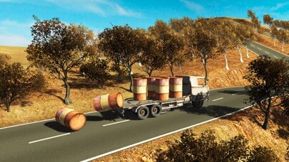 Emulate iPhone app Desert Cargo Trailer Transporter Truck using MyAndroid