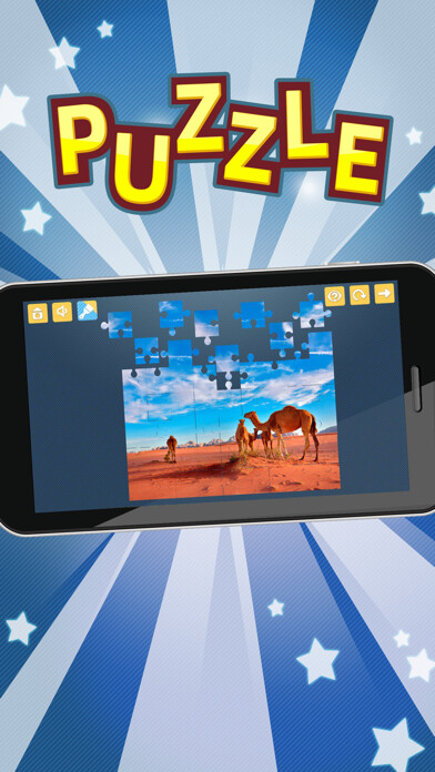 Emulate iPhone app Desert Jigsaw Puzzles. Nature games for Adults using MyAndroid