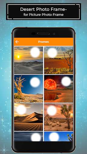 Run android online APK Desert Photo Frames for Pictures - PhotoEditor from MyAndroid or emulate Desert Photo Frames for Pictures - PhotoEditor using MyAndroid