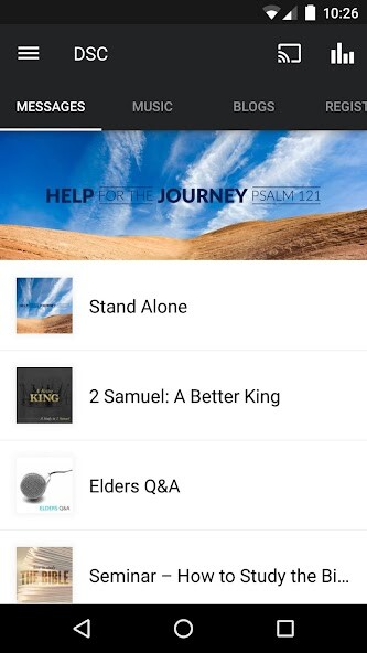 Emulate iPhone app Desert Springs Church using MyAndroid Emulate iPhone app Desert Springs Church using MyAndroid