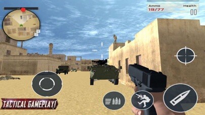 Emulate iPhone app Desert War: Attack FPS Army using MyAndroid Emulate iPhone app Desert War: Attack FPS Army using MyAndroid