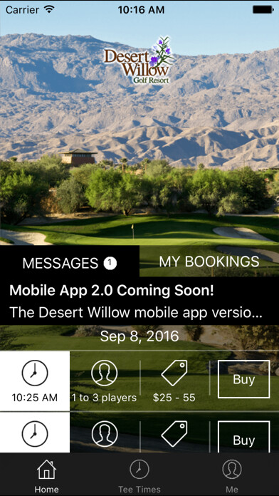Emulate iPhone app Desert Willow Golf Tee Times using MyAndroid Emulate iPhone app Desert Willow Golf Tee Times using MyAndroid