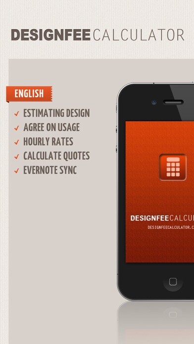 Emulate iPhone app DESIGNFEE Calculator using MyAndroid Emulate iPhone app DESIGNFEE Calculator using MyAndroid