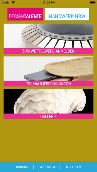 Emulate iPhone app DesignTalente Handwerk NRW using MyAndroid Emulate iPhone app DesignTalente Handwerk NRW using MyAndroid