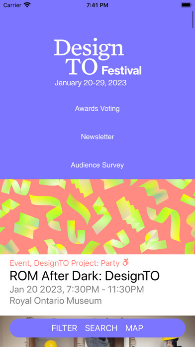 Emulate iPhone app DesignTO Festival using MyAndroid Emulate iPhone app DesignTO Festival using MyAndroid
