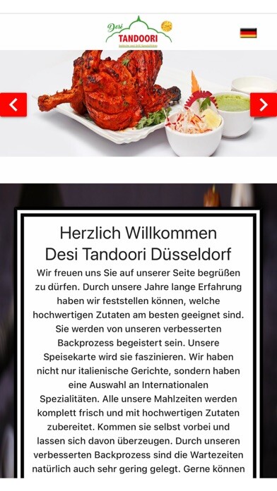 Emulate iPhone app Desi Tandoori Dusseldorf using MyAndroid Emulate iPhone app Desi Tandoori Dusseldorf using MyAndroid