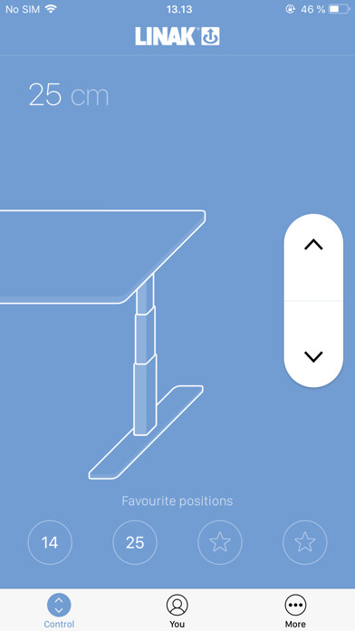 Emulate iPhone app Desk Control using MyAndroid Emulate iPhone app Desk Control using MyAndroid