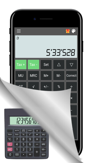 Emulate iPhone app Desktop Calculator Pro using MyAndroid